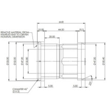 Front Lower Control Arm Inner Bush (80 duro/ShA)