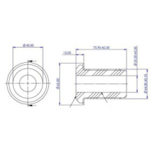 Chev Silverado 14-19 Front Lower Rear Bush Kit (80 duro/ShA)
