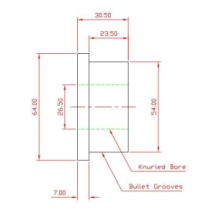 FR LWR CTRL ARM REAR BUSH (80 duro/ShA)