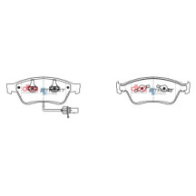 Brake Pads Street Series Semi-metallic | Front Axle