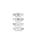 Brake Pads Street Series Ceramic | Rear Axle
