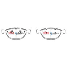 Brake Pads Street Series Semi-metallic | Front Axle