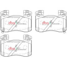 Brake Pads Street Performance | Front Axle