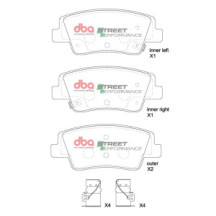 Brake Pads Street Performance | Rear Axle