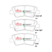 Brake Pads Street Performance | Rear Axle