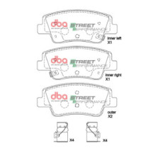 Brake Pads Street Performance | Front Axle