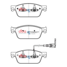 Brake Pads Street Series Semi-metallic | Front Axle