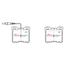 Brake Pads Street Series Semi-metallic | Rear Axle