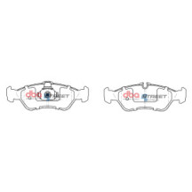 Brake Pads Street Series Semi-metallic | Rear Axle