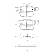 Brake Pads Street Series | Rear Axle