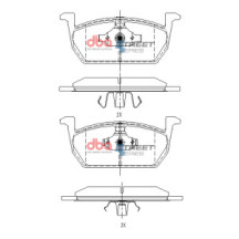 Brake Pads Street Series | Front Axle