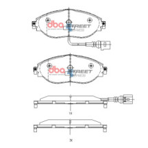 Brake Pads Street Series | Front Axle
