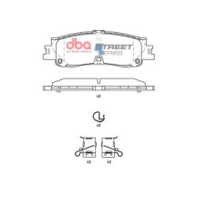Brake Pads Street Series | Rear Axle