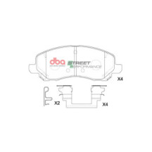 Brake Pads Street Performance | Front Axle