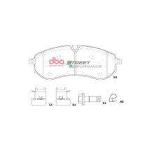 Brake Pads Street Performance | Rear Axle