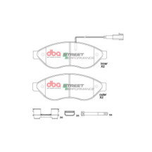 Brake Pads Street Performance | Front Axle