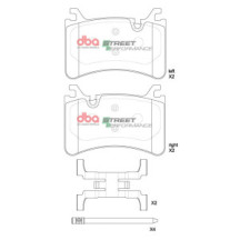 Brake Pads Street Performance | Rear Axle