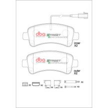 Brake Pads Street Performance | Rear Axle