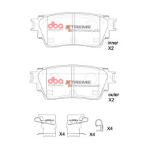 Brake Pads Xtreme Performance | Rear Axle