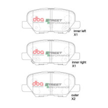 Brake Pads Street Performance | Rear Axle