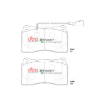 Brake Pads Street Performance | Front Axle