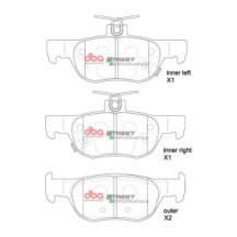 Brake Pads Street Performance | Rear Axle