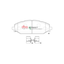 Brake Pads Street Performance | Front Axle