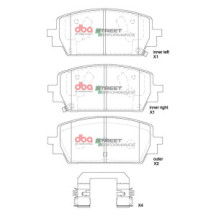 Brake Pads Street Performance | Front Axle