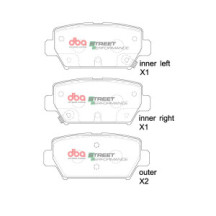 Brake Pads Street Performance | Rear Axle