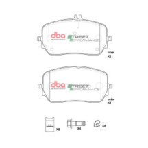 Brake Pads Street Performance | Front Axle