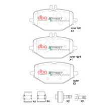 Brake Pads Street Performance | Rear Axle