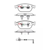 Brake Pads Street Performance | Front Axle