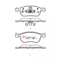 Brake Pads Street Performance | Front Axle