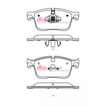 Brake Pads Street Performance | Front Axle