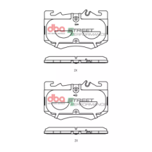 Brake Pads Street Performance | Front Axle