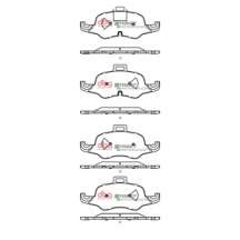 Brake Pads Street Performance | Front Axle