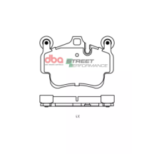 Brake Pads Street Performance | Front Axle