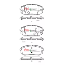 Brake Pads Street Performance | Front Axle