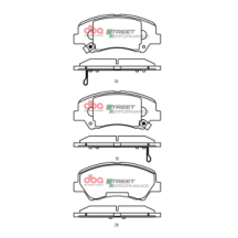 Brake Pads Street Performance | Front Axle