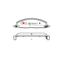 Brake Pads Street Performance | Rear Axle