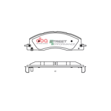 Brake Pads Street Performance | Front Axle
