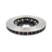 5000 series - Crossed Drilled & Dimpled Black Hat