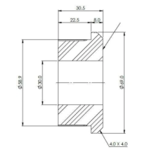 Ranger PX123 Diff Mount Bush Kit - Left Side Lower (80 duro/ShA)