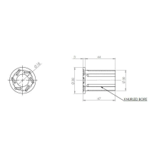 REAR SPRING SHACKLE BUSH KIT (80 duro/ShA)
