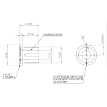 SPRING EYE RR BUSH KIT (80 duro/ShA)