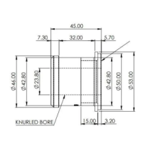 Front Upper Control Arm Inner Bush Kit (80 duro/ShA)