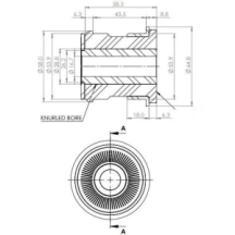 Control Arm Upper-Inner Bush Kit (80 duro/ShA)