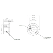 Rr Leaf Spring Bush Kit (80 duro/ShA)