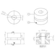 Front Shock Absorber Upper Bush Kit (80 duro/ShA)