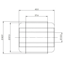 Rear Upper Control Arm Inner (80 duro/ShA)